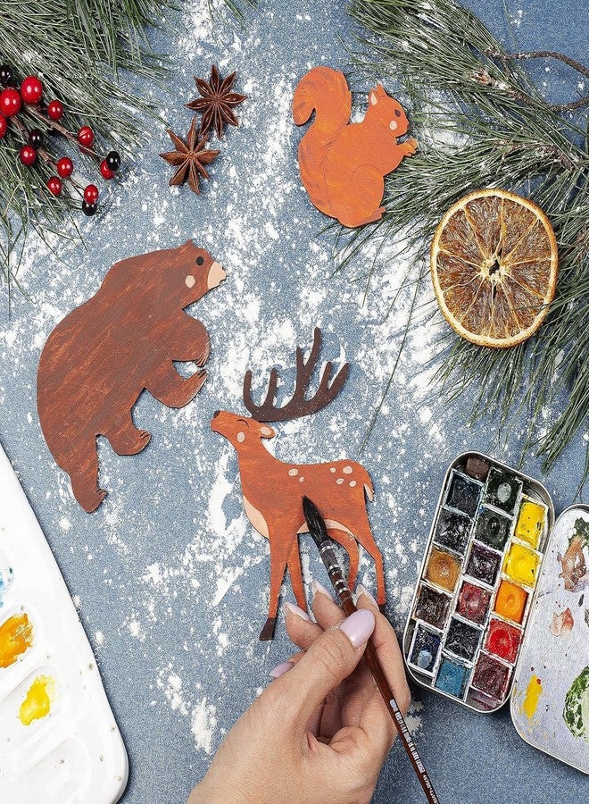 MustHome DIY Wood Paint Set for Kids | Animals Wooden Cutouts | MDF Craft Kit | Birthday Gift | DIY Paint Kit - Image 5